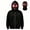 Black, variant on Spider Mask Hoodie Costume for Men and Women,Zip Up Hooded Sweatshirt with Separate Face Mask,Long Sleeve Jacket,Halloween Cosplay Outfit for Parties and Events