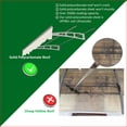 thumbnail image 3 of Door Window Awning | Modern 59" Wide x 34" Deep | Polycarbonate Aluminum for House Entry | Multicolor|PC, 3 of 10