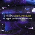 thumbnail image 6 of JQinHome Full 3-Piece Galaxy Purple Comforter Sets 3D Space Themed All-Season Down Alternative Quilted Duvet Reversible Design Includes 1 Comforter, 2 Pillow Shams, 6 of 6