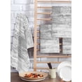 thumbnail image 2 of Grey Coastal Kitchen Dish Towels for Drying Dishes Set of 2, Summer Ocean Sea Ombre Starfish Corals Waffle Weave Microfiber Hand Tea Bathroom Towels Quick Dry & Absorbent Towel 15.7x23.6, 2 of 7