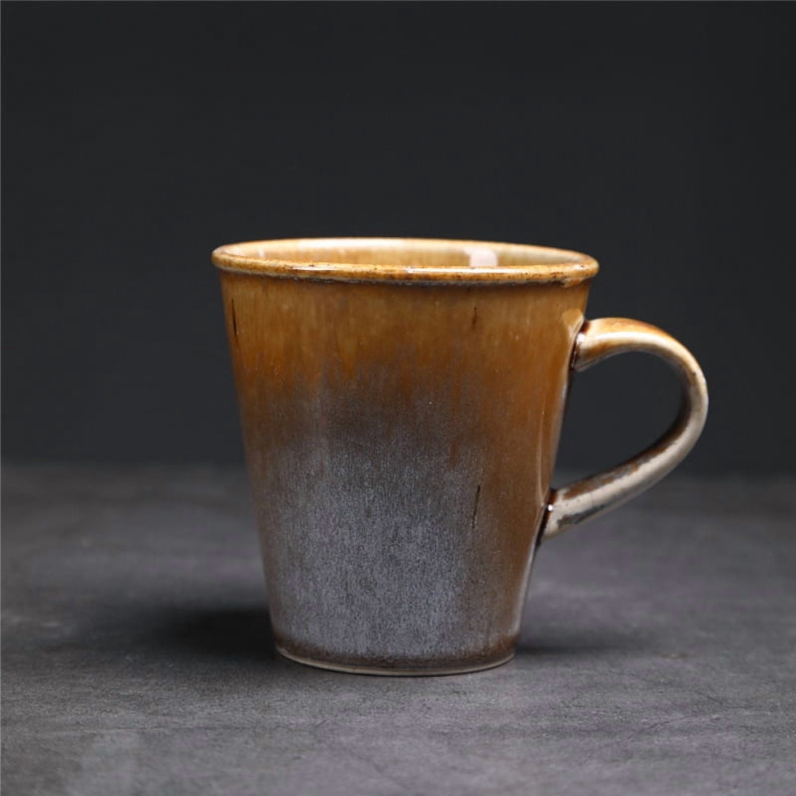 Small Capacity Coffee Cup Retro Style Ceramic Mug Espresso Pour Over Coffee Cup Kiln Change Coarse Ceramic Ceramic Coke Cup