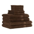 thumbnail image 3 of Mainstays Solid 10-Piece Towel Set, Brown Basket, 3 of 10