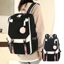 TOPRenddon Travel Backpack，Fashion Backpack Middle School Students Bookbag Outdoor Daypack With USB Charging Slit For Men Womens, Take Precautions Against Theft Backpack