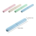 thumbnail image 4 of 12X Toothbrush Box Bradem Clear Out Deal, Portable Toothbrush Holder Travel Camping Toothbrush Storage Box Cover, Manual Toothbrushes Green, Manual Toothbrush, 4 of 6