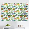 thumbnail image 1 of Tropical Tapestry, Caribbean Style Flourishing Elements and Flamingos, Fabric Wall Hanging Decor for Bedroom Living Room Dorm, 2 Sizes, Sea Green Salmon, by Ambesonne, 1 of 1