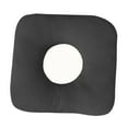 thumbnail image 2 of Cojín de asiento relleno con forma de donut, almohadilla de lactancia, almohadilla portátil y cómoda con forma de donut, cojín de donut para viajes, negro, 2 of 8