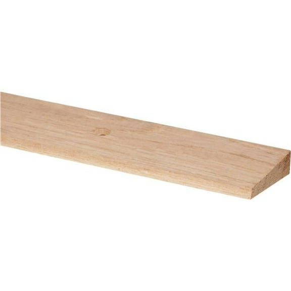 Wood Reducer, Oak - 0.75 x 0.5 x 72 in.