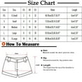 thumbnail image 3 of HaoXianJian Women's Casual Low Waist Stretch Mini Denim Shorts, Hot Pants Nightclub Beach Shorts Party Clubwear, 3 of 8