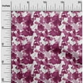 thumbnail image 1 of oneOone Viscose Jersey Dark Magenta Fabric Flower Watercolor Sewing Fabric By The Yard Printed Diy Clothing Sewing Supplies 60 Inch Wide, 1 of 5