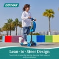 thumbnail image 2 of Gotrax KS3 Pro Kids Folding Kick Scooter with One-Click Removable Seat, 3 Extra-Wide LED Light-Up Wheels, Anti-Slip Deck, Adjustable Handlebars, Lean-to-Steer, Ages 2-8, 2 of 7