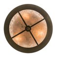 thumbnail image 4 of Meyda Tiffany 164280 Running Horses 3 Light 16" Wide Semi-Flush Drum Ceiling Fixture -, 4 of 7