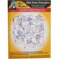 Aunt Martha's Iron On Transfer Patterns for Stitching, Embroidery or