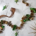 thumbnail image 2 of Northlight 5' x 3" Green Pine Cone Artificial Christmas Garland - Unlit, 2 of 3