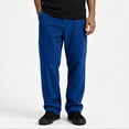 thumbnail image 4 of LODIENY Corduroy Pants for Men with Pockets Drawstring Elastic Waist Straight Wide Leg Baggy Casual Sweatpants Blue XXL, 4 of 6