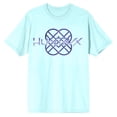 thumbnail image 4 of Kpop Demon Hunters Huntrix Logo on Celadon Long Sleeve Adult T Shirt-Large, 4 of 5