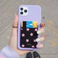 thumbnail image 4 of VANDEL Pocket – Stick-On Fabric Phone Wallet Stick On for Women, Cute Credit Card Holder for Phone Case, Stick On Back of Phone Fabric Sleeve for iPhone Pocket, 4 of 8
