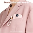 thumbnail image 4 of Magnetic Portable Charger, Ultra-Light 10000mAh 22.5W Power Bank, USB-C In & Out Fast Charging, Wireless Powerbank Compatible with iPhone 17/16/15/14 Samsung S22/S21 iPad etc (Pink), 4 of 11