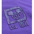 thumbnail image 3 of Walt Disney World Spirit Jersey Portion Purple Glitter Oversized Pullover Shirt (Small, Purple), 3 of 6