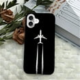 thumbnail image 7 of FKBRCL4U Compatible with iPhone 16 Plus Case, Airplane Pilot Plane Aviation Pattern for Girl Full Body Design Soft Silicone Drop Shock Scratch Protection for iPhone 16 Plus, 7 of 7