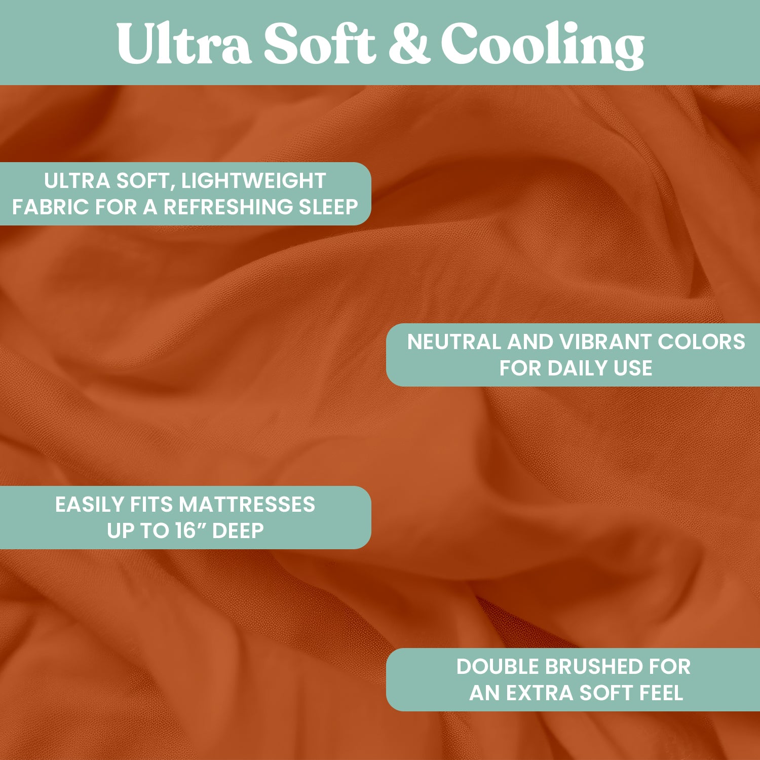 6-Piece Microfiber Bed Sheets ? Ultra-Soft, Wrinkle-Free, Deep Pocket Fit