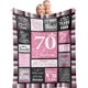 thumbnail image 1 of LHSHID 75th Birthday Gifts for Women Blanket 75th Birthday Decorations for Women Best Gifts for 75 Year Old Woman Happy 75th Birthday Ideas for Mom Grandparents Throw Blanket 30"x40", 1 of 7