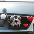 thumbnail image 2 of Lovely Couple Girl Boy Car Air Vent Freshener Perfume Clip Aroma Diffuser Decor, 2 of 6