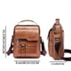 thumbnail image 2 of Bolsa de hombro vintage de cuero para hombres, bolso casual de negocios para hombres, regalo del Día del Padre / Aniversario, Bolso de hombro de cuero sintético vintage Weixier, Marrón, 2 of 8