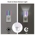 thumbnail image 2 of KLL Rainbow Scales2 for Night Lights,Auto Sensor Night Lamp Plug in Night Light with Dusk-to-Dawn Light Sensor LED Nightlightfor Adults & Kids Room/Bedroom/Hallway, 2 of 7