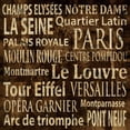 thumbnail image 2 of Wilson, Luke 15x15 Black Ornate Wood Framed with Double Matting Museum Art Print Titled - Paris, 2 of 4