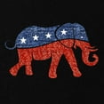 thumbnail image 2 of CafePress - Glitter Republican Elephant Maternity T Shirt - Maternity Dark T-Shirt, 2 of 3