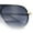 White - Smoke, variant on Womens Classy 90s Designer Shield Rimless Racer Plastic Fashion Sunglasses [Black - Smoke]