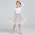 thumbnail image 2 of TAIAOJING Ballet Tulle Tutu Skirt for Little Girls Baby Soft Fluffy Tutu Skirt Toddler Soild Party Carnival Mesh Tutu Princess Skirt, 2 of 4