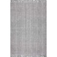thumbnail image 1 of Nuloom 6' x 9' Hand Woven Chunky Loop Jute Rug in Gray, 1 of 4
