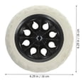 thumbnail image 2 of FESTFENDS 6Pcs Beige Cart Wheels Replacement Suitable for Shopping Trolleys and Wheelchairs, 2 of 8