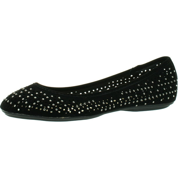 Luo Luo - Luo Luo Womens Sophie Studded Flats Shoes - Walmart.com ...