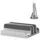 thumbnail image 2 of Soporte vertical ajustable para computadora portátil con doble ranura, diseñado para escritorio de aluminio con 2 ranuras para la mayoría de las computadoras portátiles, 2 of 5