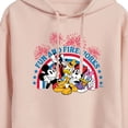 thumbnail image 3 of Disney - Fun And Fireworks - Juniors Cropped Pullover Hoodie, 3 of 5