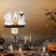 thumbnail image 4 of 2024 New Ghost Campfire Flickering Nightlight, Ghost Pumpkin Bat Night Light, Halloween Night Lights Plug into Wall, 3D LED Small Electric Faux Campfire Night Light, Halloween Nightlight Decor, 4 of 9