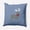 Blue, variant on Simply Daisy 16" x 16" Merry Deer Decorative Throw Pillow