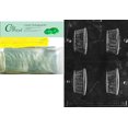 thumbnail image 1 of Cybrtrayd 'Small Basket Nut Cup' Molde Para Dulces De Chocolate De Pascua Con Paquete De Embalaje Que Incluye 50 Bolsas De Violonchelo, 50 Lazos Amarillos E Instrucciones Para Moldear Chocolate, 1 of 1