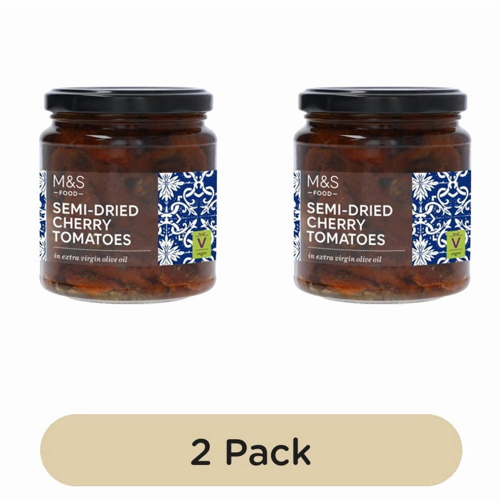 M&S Semi Dried Cherry Tomatoes 280g, British Import (Pack of 2)