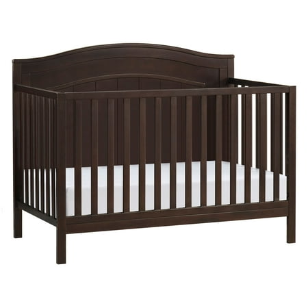 Oxford Baby North Bay 4-in-1 Convertible Crib, Espresso Brown, GREENGUARD Gold Certified