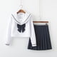 thumbnail image 1 of Conjunto completo de uniforme básico de primavera de manga larga suave para niñas estudiantes universitarios conjunto de traje de Feng Shui, 1 of 3
