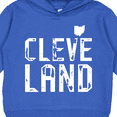 thumbnail image 3 of Inktastic Cleveland, Ohio Distressed Font Toddler Hoodie, 3 of 4