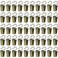 thumbnail image 1 of Hyamass Lot de 50 Pinces et Crochets en Acier Inoxydable pour Rideaux - Cintres en Métal Résistants à la Rouille pour Décoration Intérieure, Photos, Artisanat (Bronze), 1 of 6