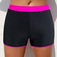 thumbnail image 6 of GEWSEY Womens Swim Shorts Solid Tankini Bottoms Swimsuit Bottoms Hot Pink, L, 6 of 7