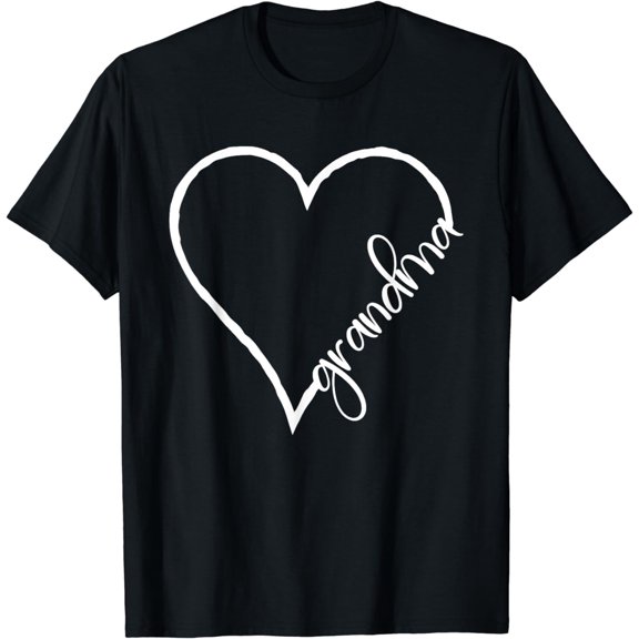 Grandma Shirt Heart Grandmother Mother's Day Granny Gifts T-Shirt