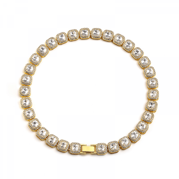 Dainty Necklaces, Herringbone Chain Necklaces, Adjustable Simple herringbone Choker Necklaces for Women (Gold 19.6inches)