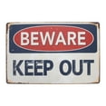 thumbnail image 1 of Miangastore Warning Sign Assorted Color 1Pack Rectangular 11.87X7.90X0.08In, 1 of 8