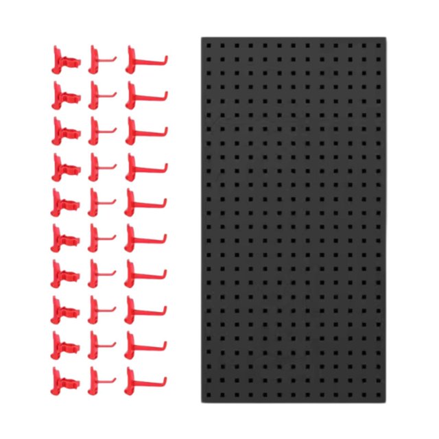 S SERENABLE Mount Display Pegboard Kits Pegboard Storage System Home Peg Board Organiser iron